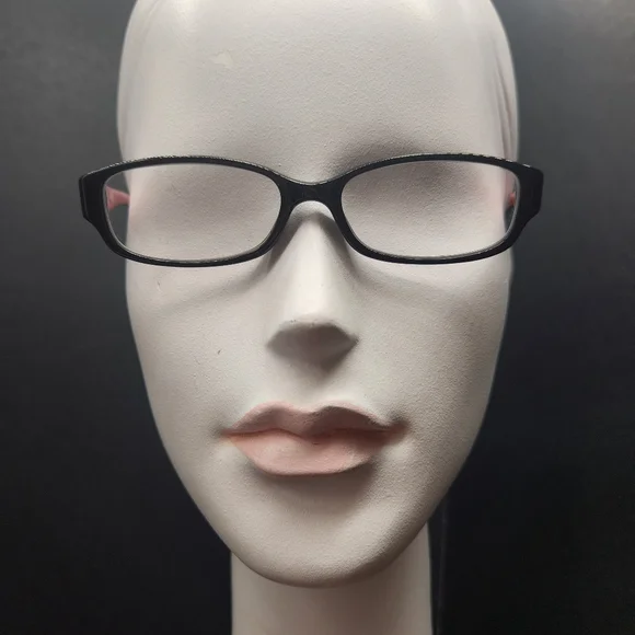 Coach eyeglasses frame women's black Emily slim rectangle optical HC 6001 logo